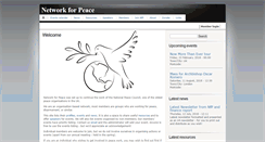 Desktop Screenshot of networkforpeace.org.uk